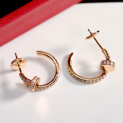 [AuraEcho]JUSTE FULL DIAMOND SMALL EARRINGS