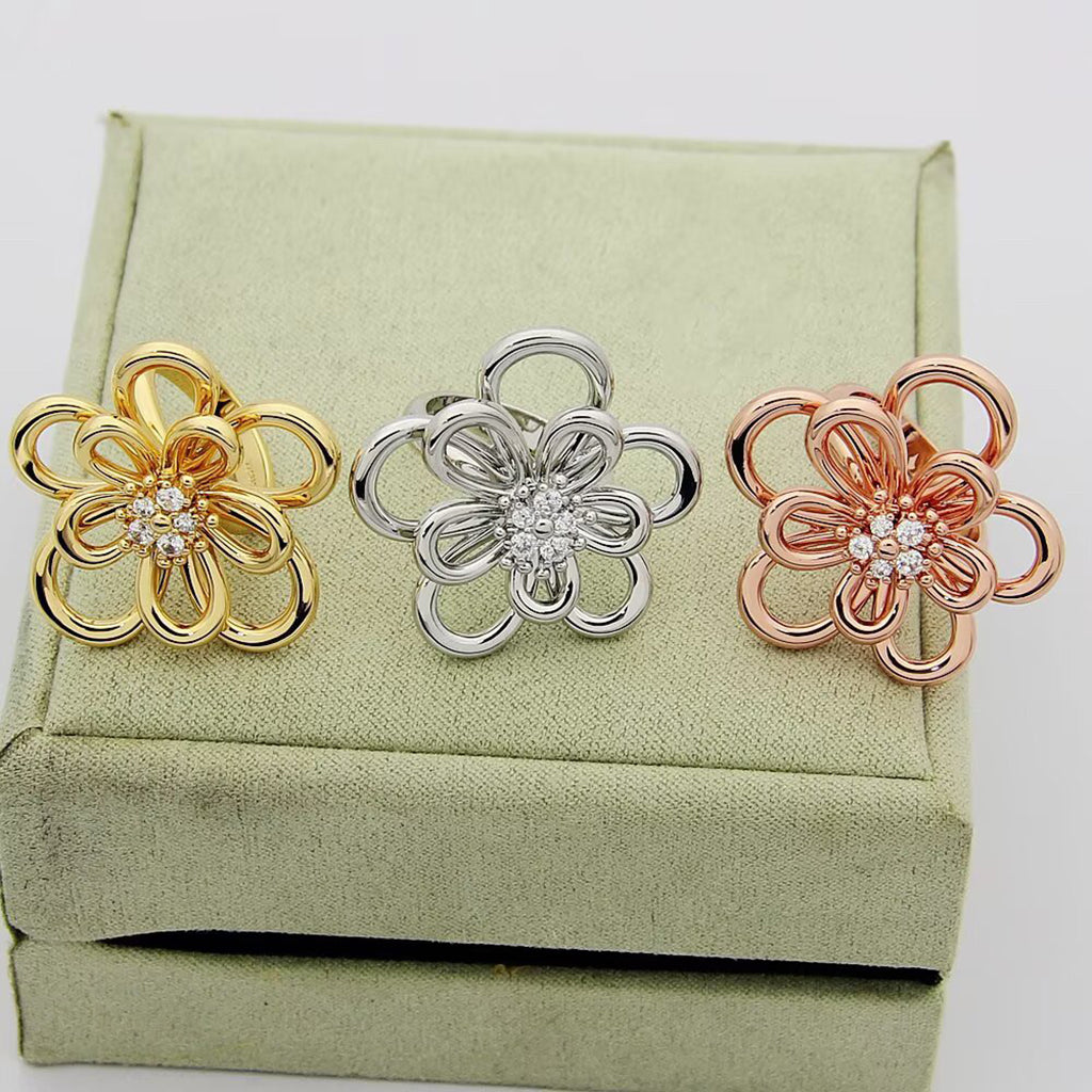 [AuraEcho] FLOWERLACE RING 5 DIAMONDS
