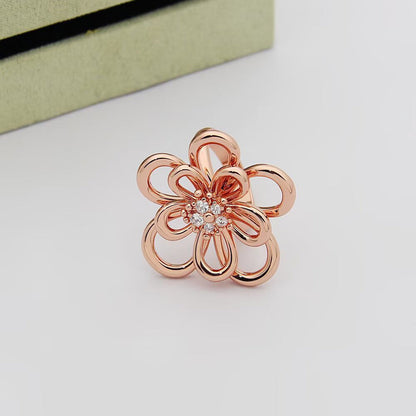 [AuraEcho] FLOWERLACE RING 5 DIAMONDS