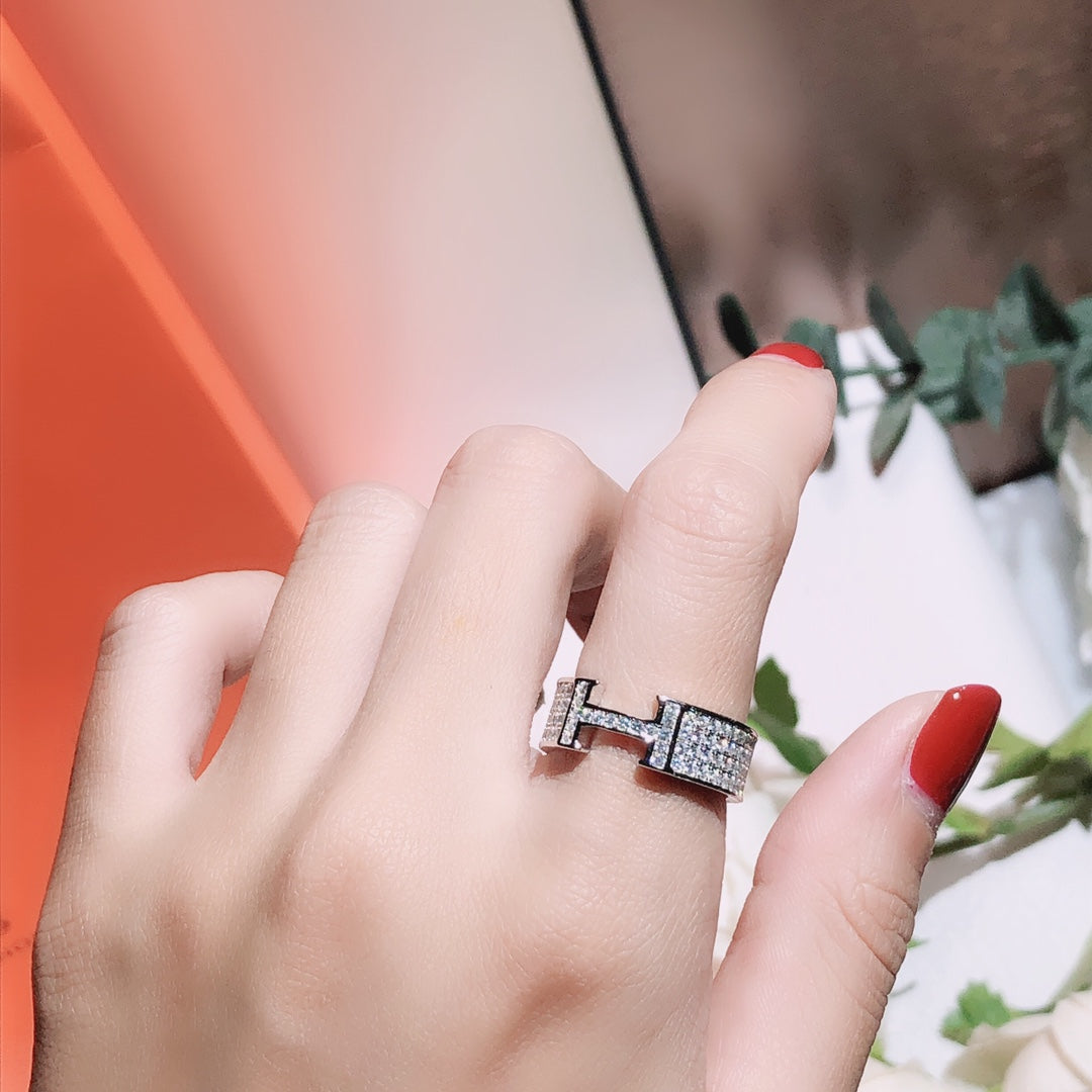 [AuraEcho]H RING FULL DIAMOND