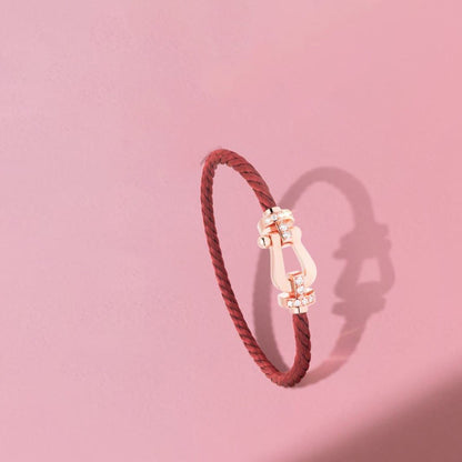 [AuraEcho]FORCE 10 HALF DIAMOND PINK GOLD RED CORDERI LARGE AND MEDIUM MODEL