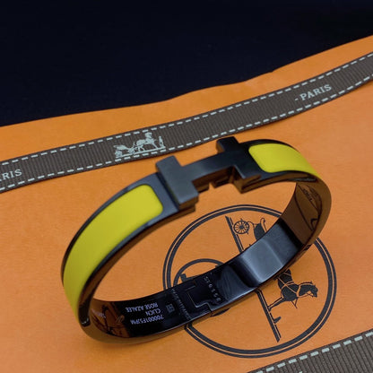 [AuraEcho]CLIC HM SO BLACK YELLOW BRACELET