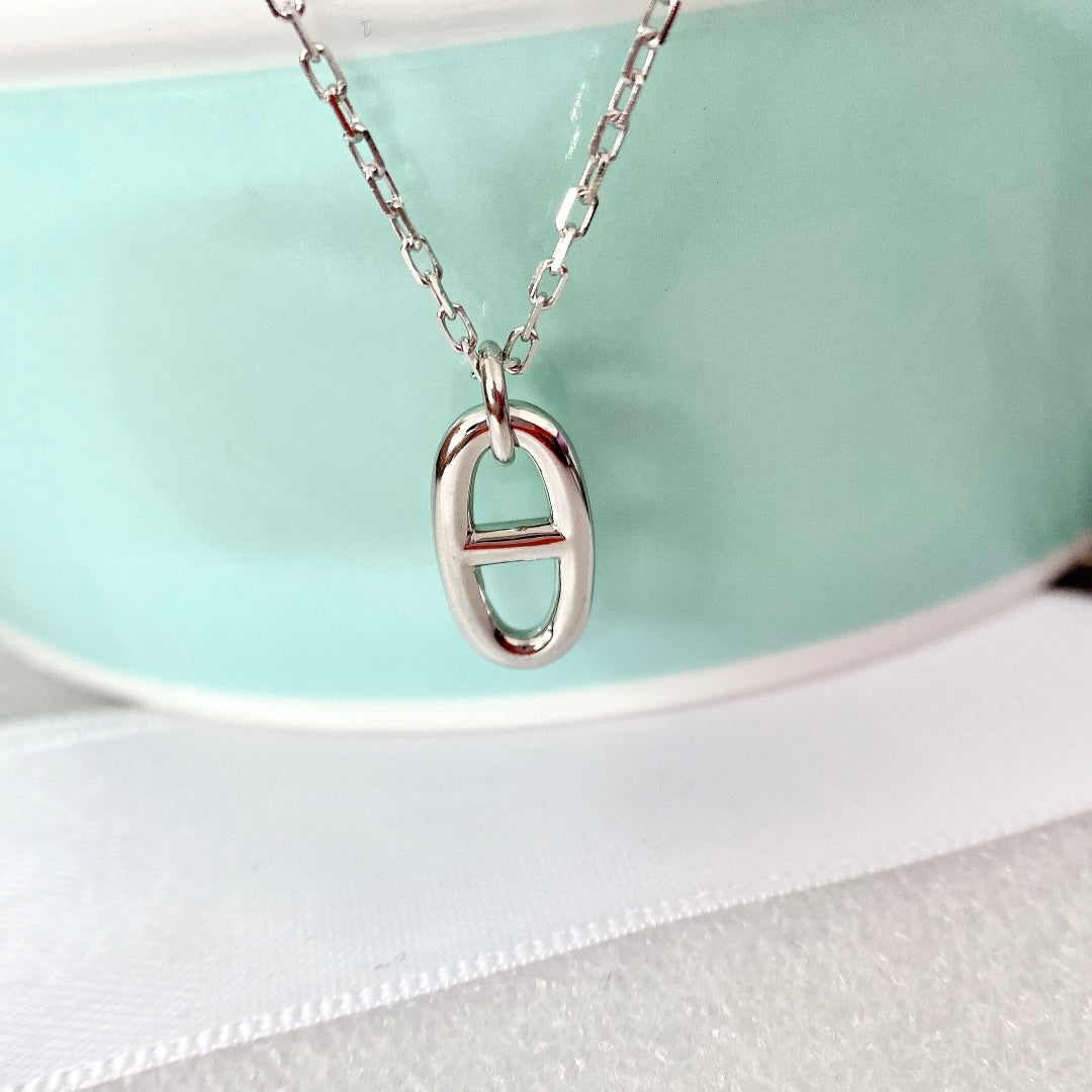 [AuraEcho]HM PIG NOSE NECKLACE