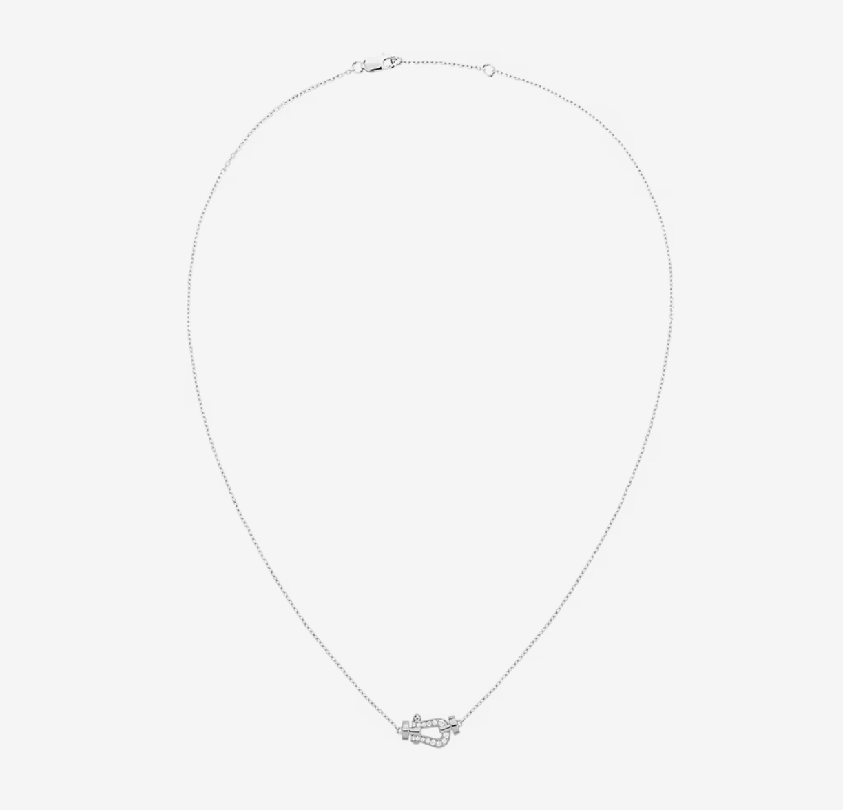[AuraEcho]FORCE 10 DIAMOND SILVER NECKLACE MINI MODEL