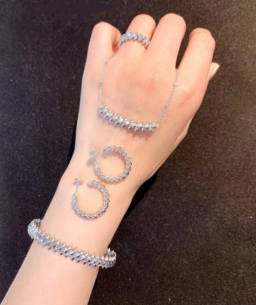 [AuraEcho]CLASH SILVER BRACELET