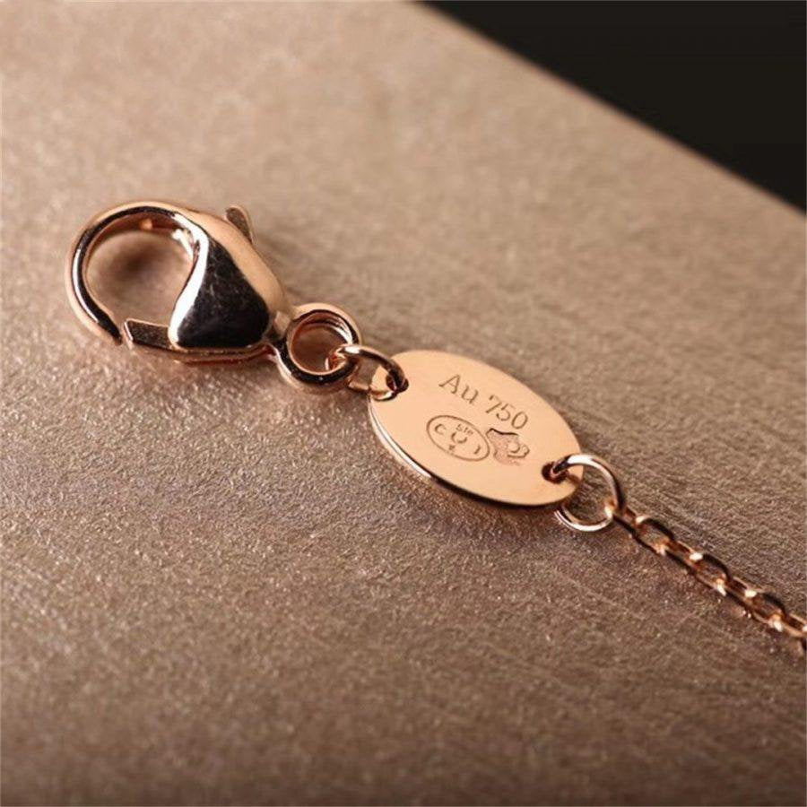 [AuraEcho]Hollow Design Four-Leaf Clover Flower Shape Ring